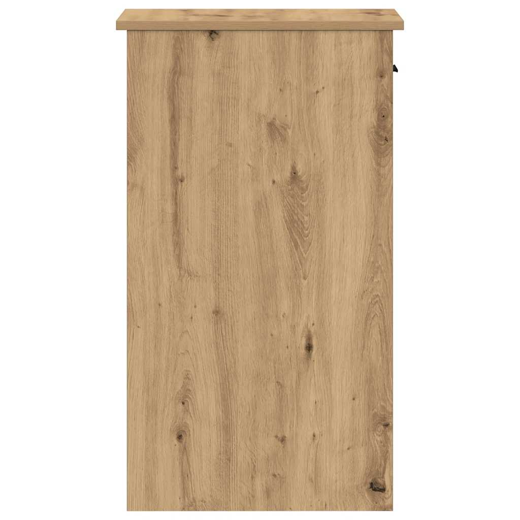 vidaXL Torre de ordenador con cajón roble artesanal 35x45x77 cm - Image 6