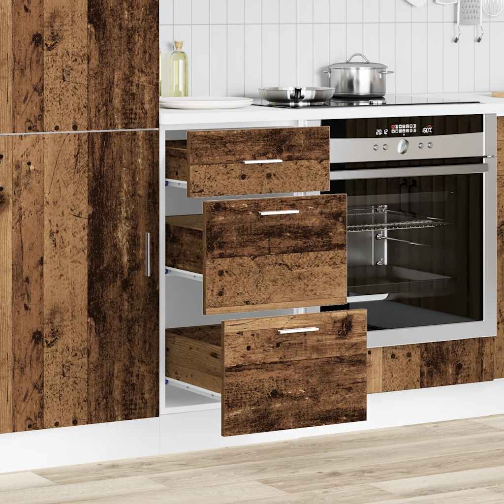 vidaXL Unterschrank Lyon Altholz-Optik 40x46x81,5 cm Holzwerkstoff - Image 3