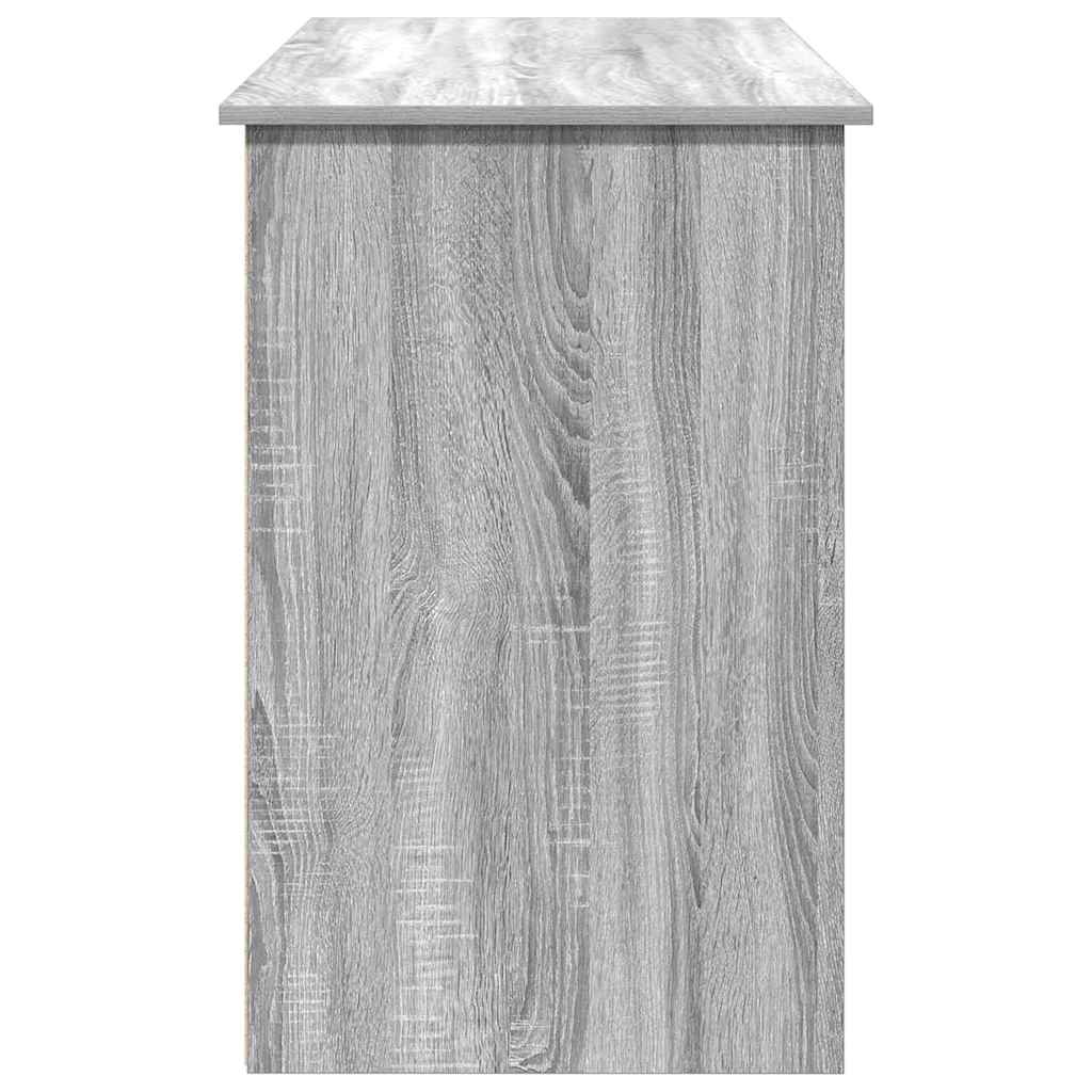 vidaXL Schreibtisch Grau Sonoma 102x50x75 cm Holzwerkstoff - Image 6