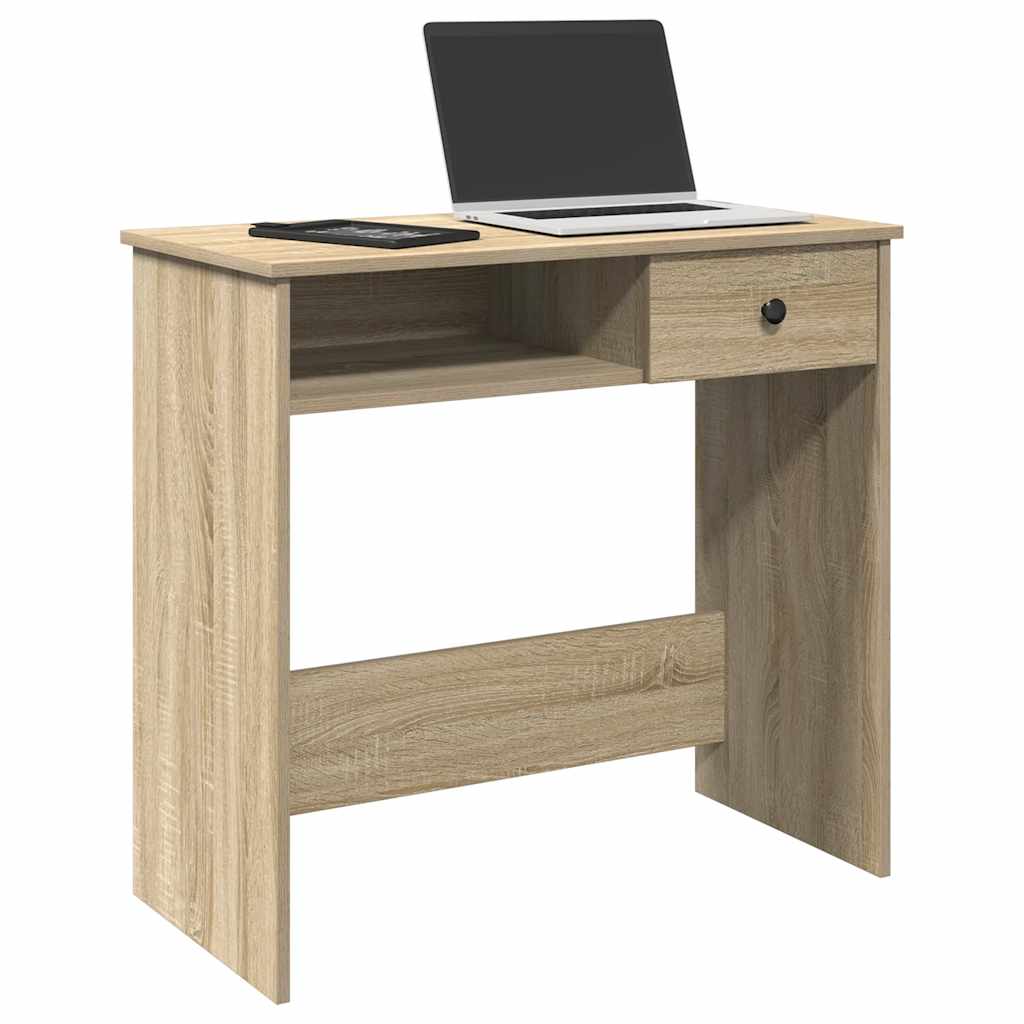 vidaXL Schreibtisch Sonoma-Eiche 80x40x75 cm Holzwerkstoff