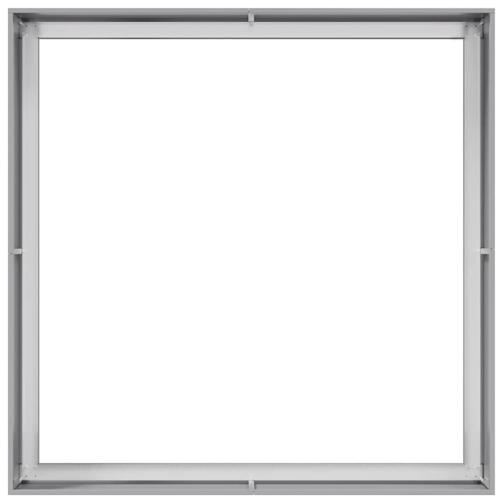 vidaXL Pflanzkübel 100x100x40 cm Verzinkter Stahl - Image 5