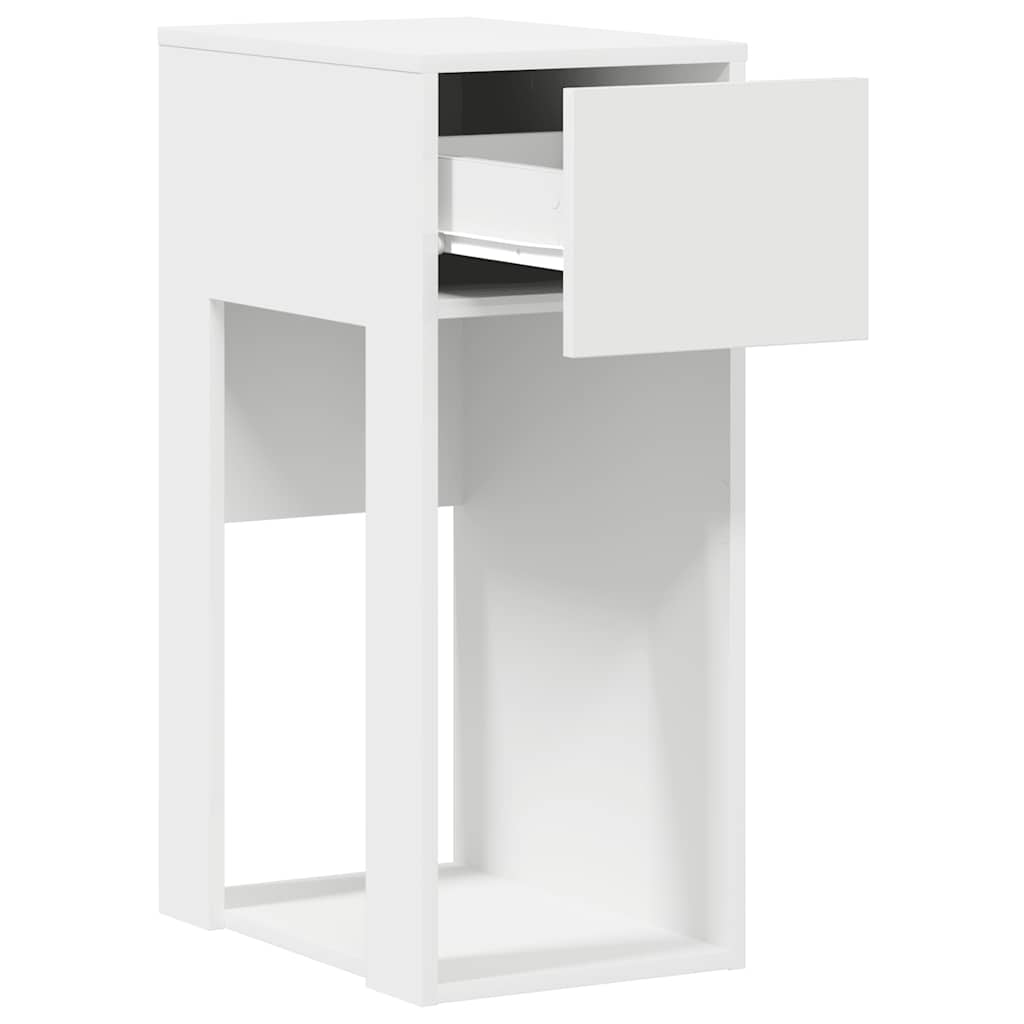 vidaXL Computerschrank mit Schublade Weiß 30x44x74 cm - Image 4