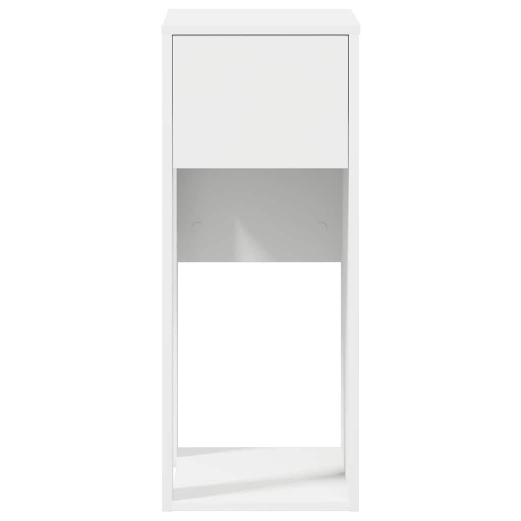 vidaXL Computerschrank mit Schublade Weiß 30x44x74 cm - Image 5