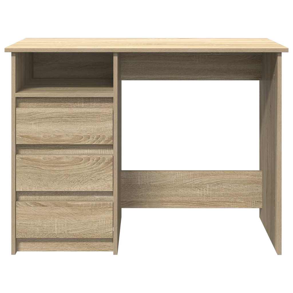 vidaXL Schreibtisch Sonoma-Eiche 102x50x75 cm Holzwerkstoff - Image 4