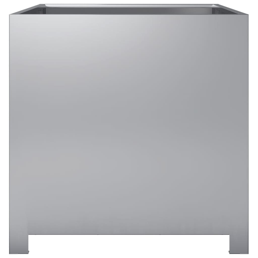 vidaXL Pflanzkübel 50x50x50 cm Verzinkter Stahl - Image 4