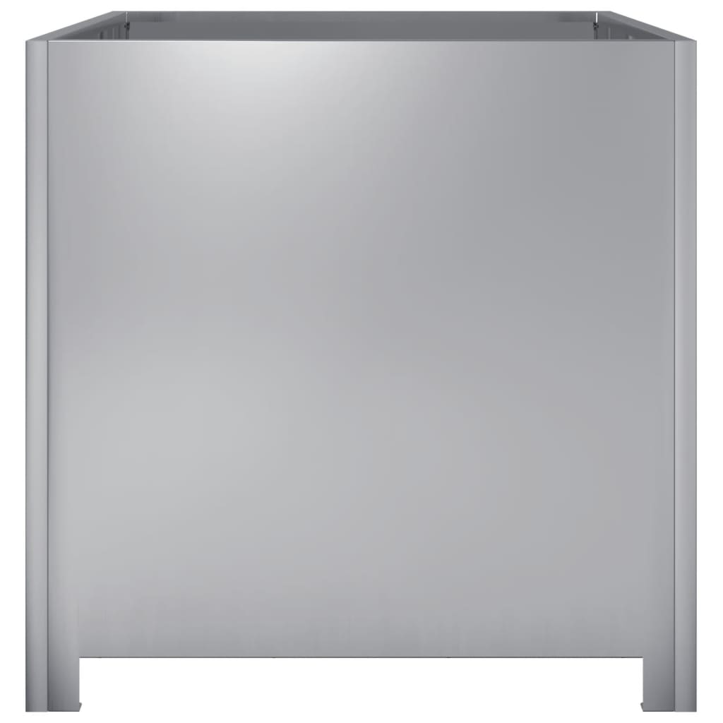 vidaXL Pflanzkübel 50x50x50 cm Verzinkter Stahl - Image 5