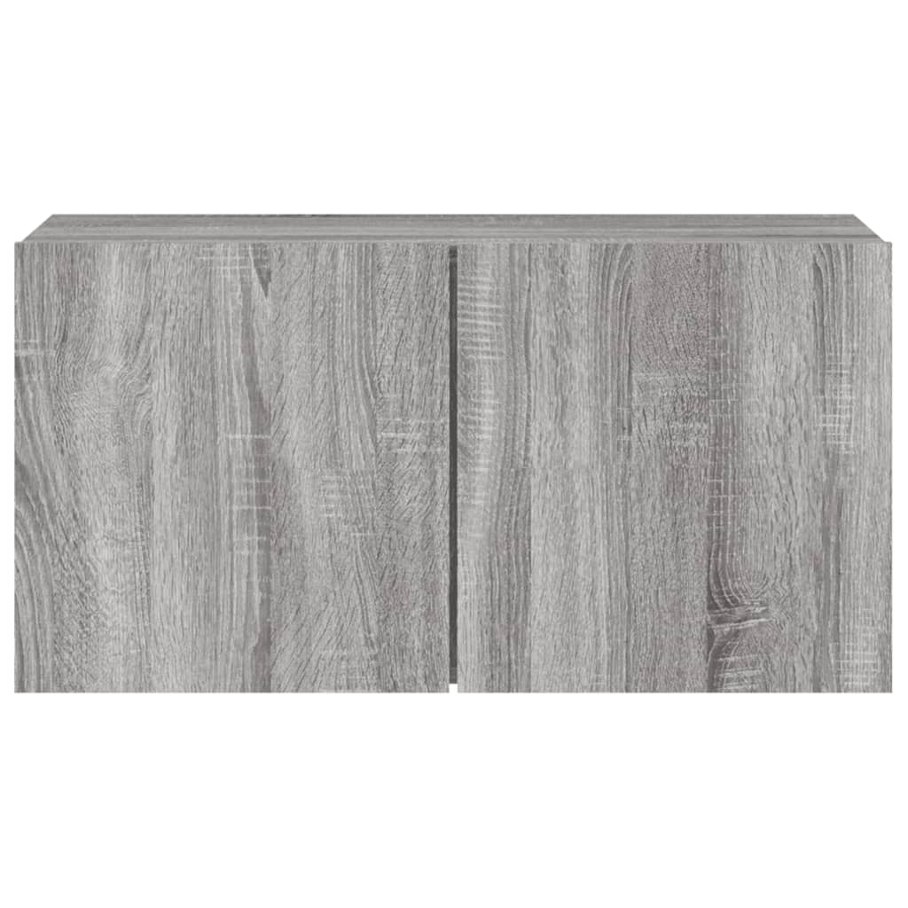 vidaXL Mueble para TV de pared gris Sonoma 80x30x41 cm - Image 6