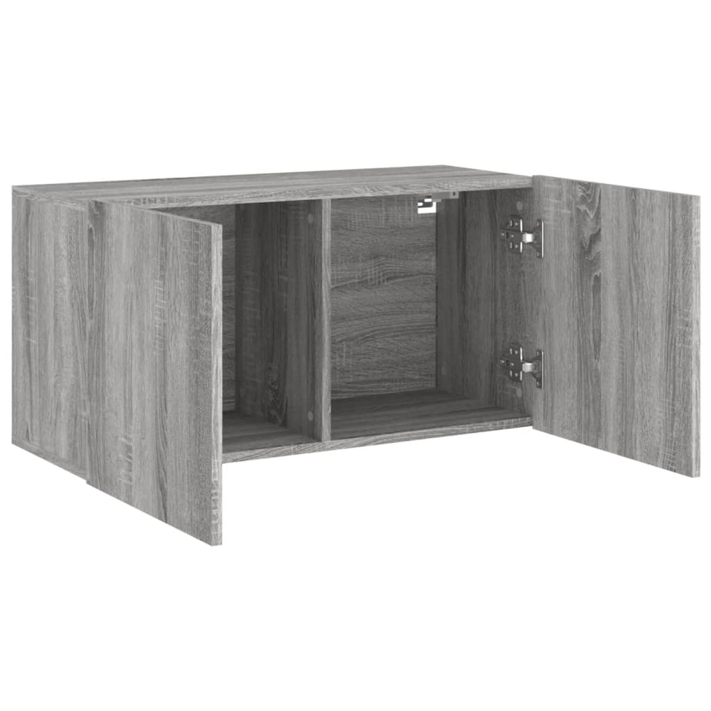 vidaXL Mueble para TV de pared gris Sonoma 80x30x41 cm - Image 5