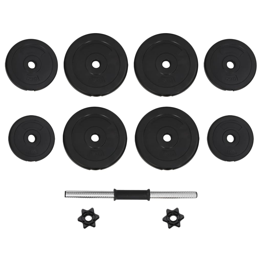 vidaXL Hantel 1 Stk. 15 kg - Image 3