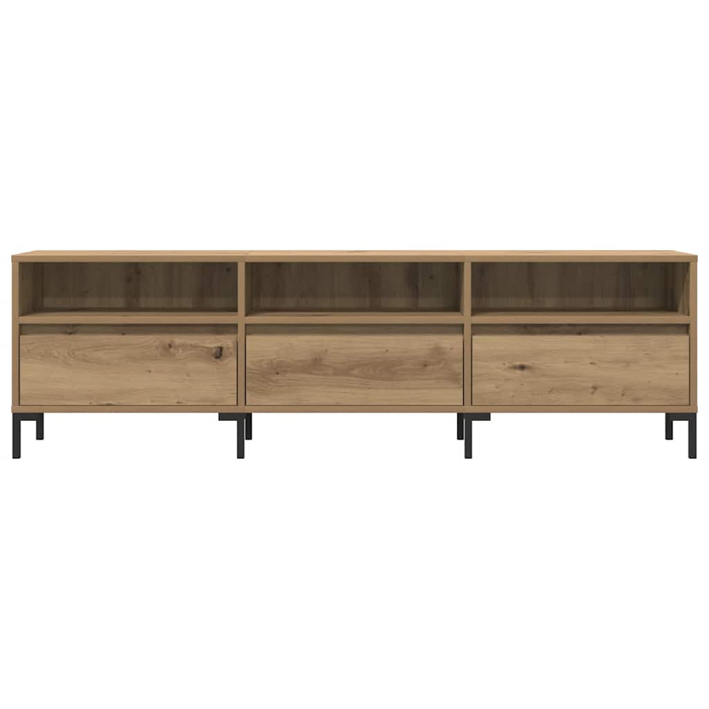 vidaXL Mueble de TV madera de ingeniería roble artisan 150x30x44,5 cm - Image 4