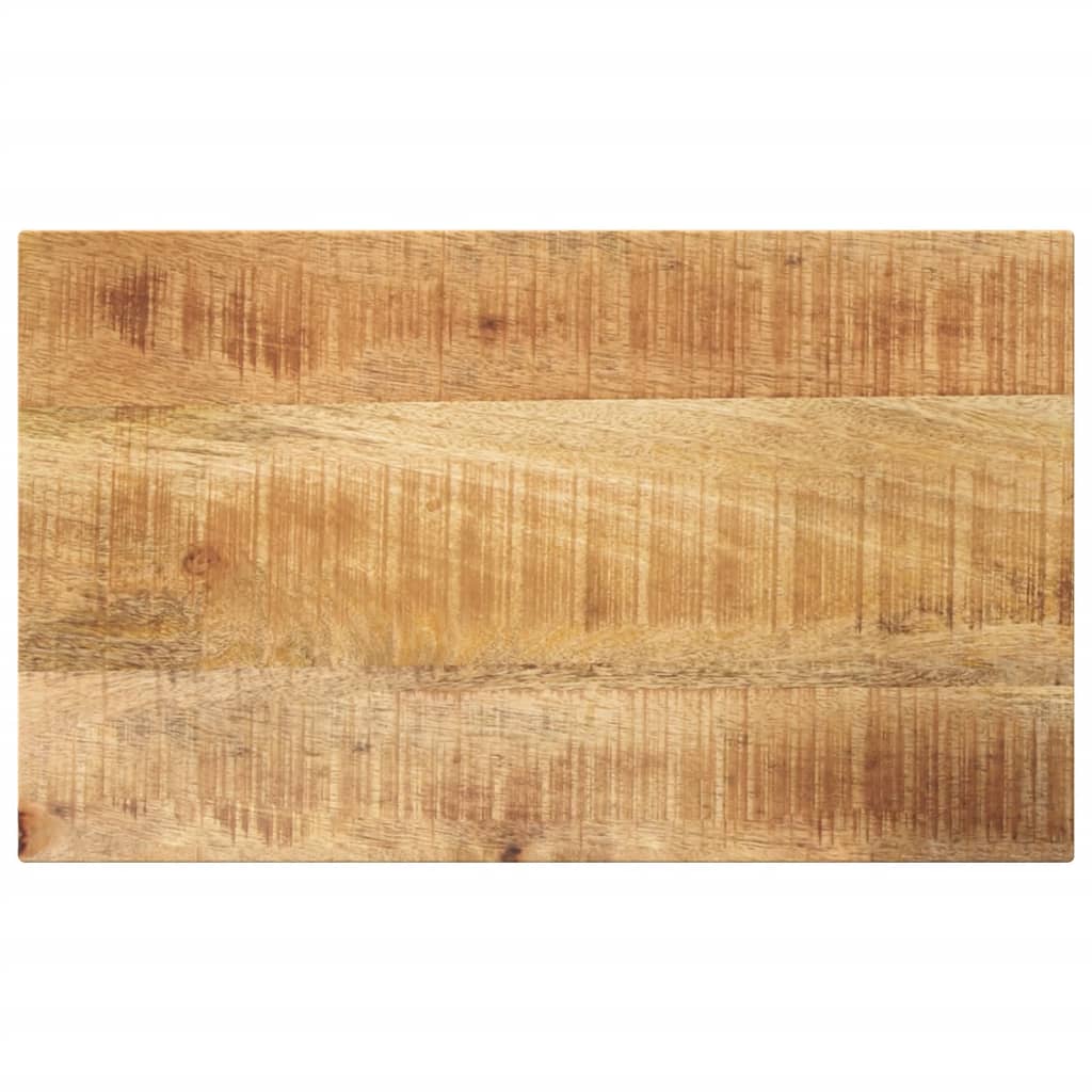 vidaXL Tablero mesa rectangular madera maciza mango rugosa 40x30x2,5cm