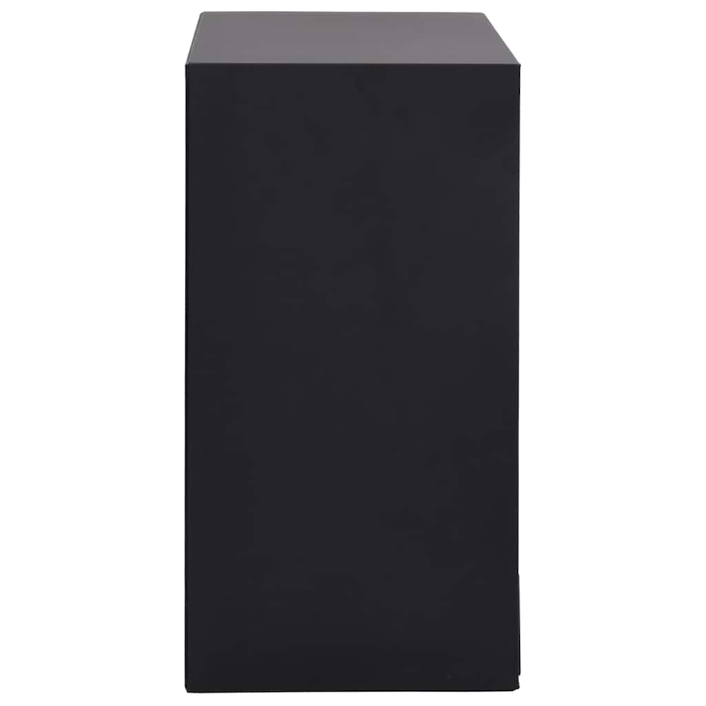 vidaXL Schmuckkästchen 10-lagig mit Uhrenhaltern Schwarz 29x20,5x40,5 cm - Image 6