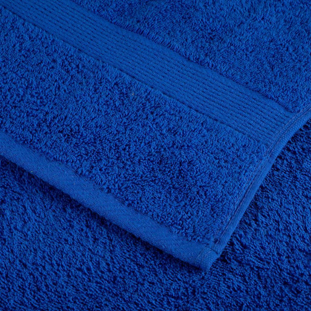 vidaXL Serviettes de douche de qualité supérieure SOLUND 10 pcs bleu - Image 5