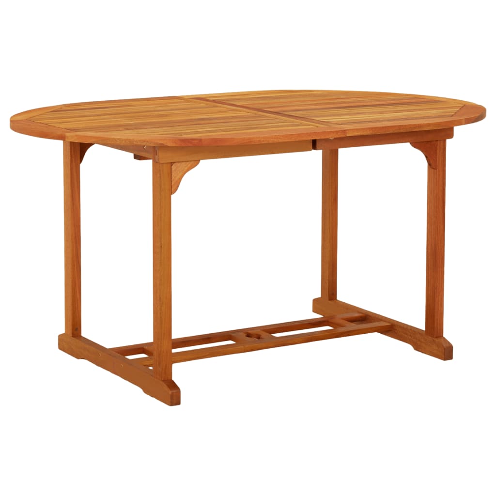 vidaXL Table de jardin 200x100x75 cm Bois d'eucalyptus solide - Image 5