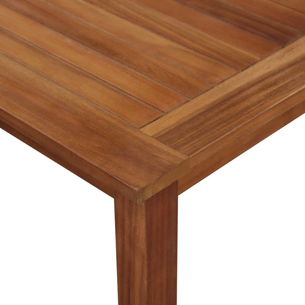 vidaXL Table de jardin 200x100x74 cm Bois d'acacia massif - Image 3