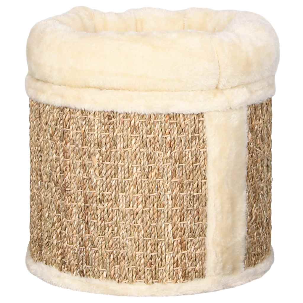 vidaXL Maison pour chat avec coussin de luxe 33 cm Herbiers marins - Image 4