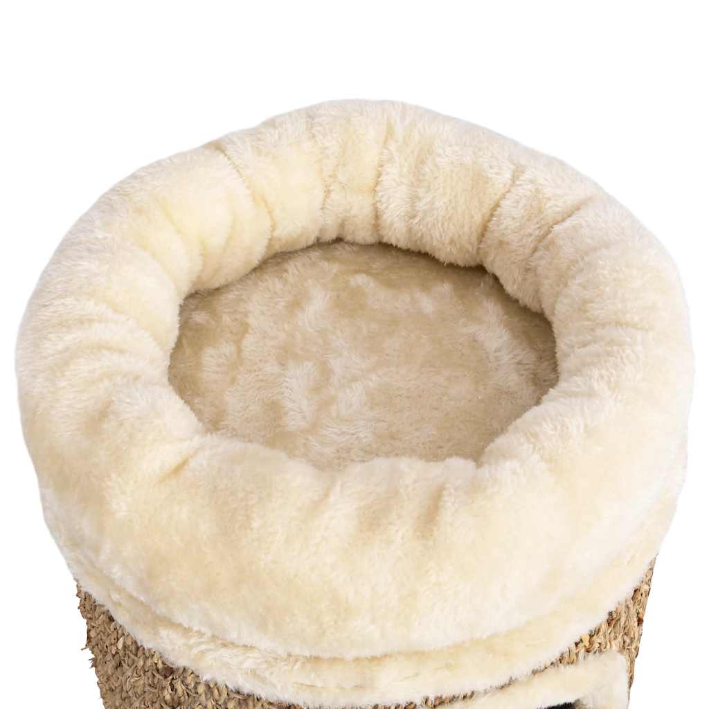 vidaXL Maison pour chat avec coussin de luxe 33 cm Herbiers marins - Image 6