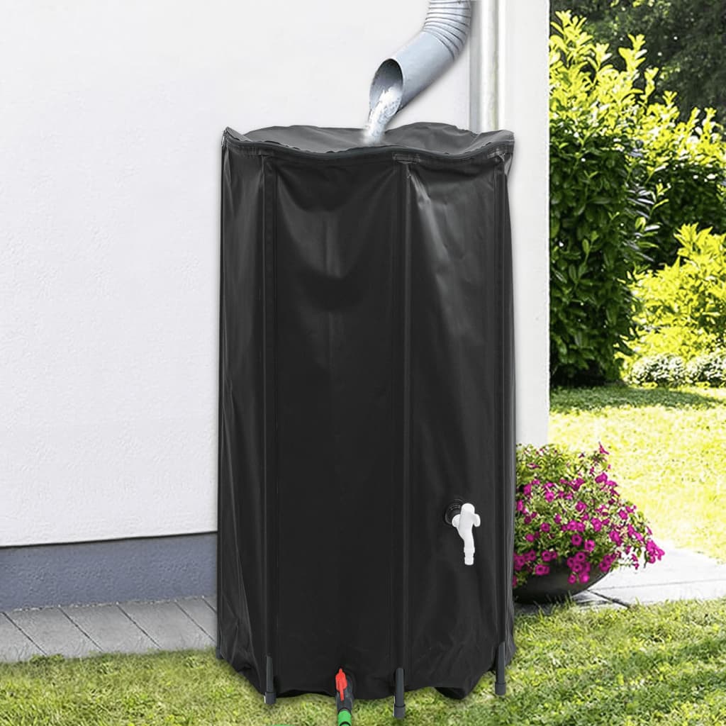 vidaXL Réservoir d'eau avec robinet pliable 380 L PVC