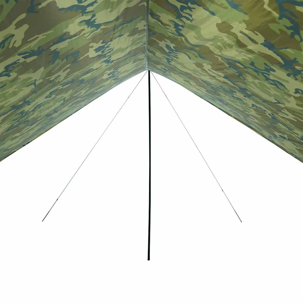 vidaXL Bâche de camping camouflage 438x376x212 cm imperméable - Image 6