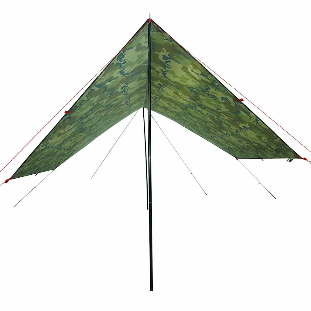 vidaXL Bâche de camping camouflage 438x376x212 cm imperméable - Image 4