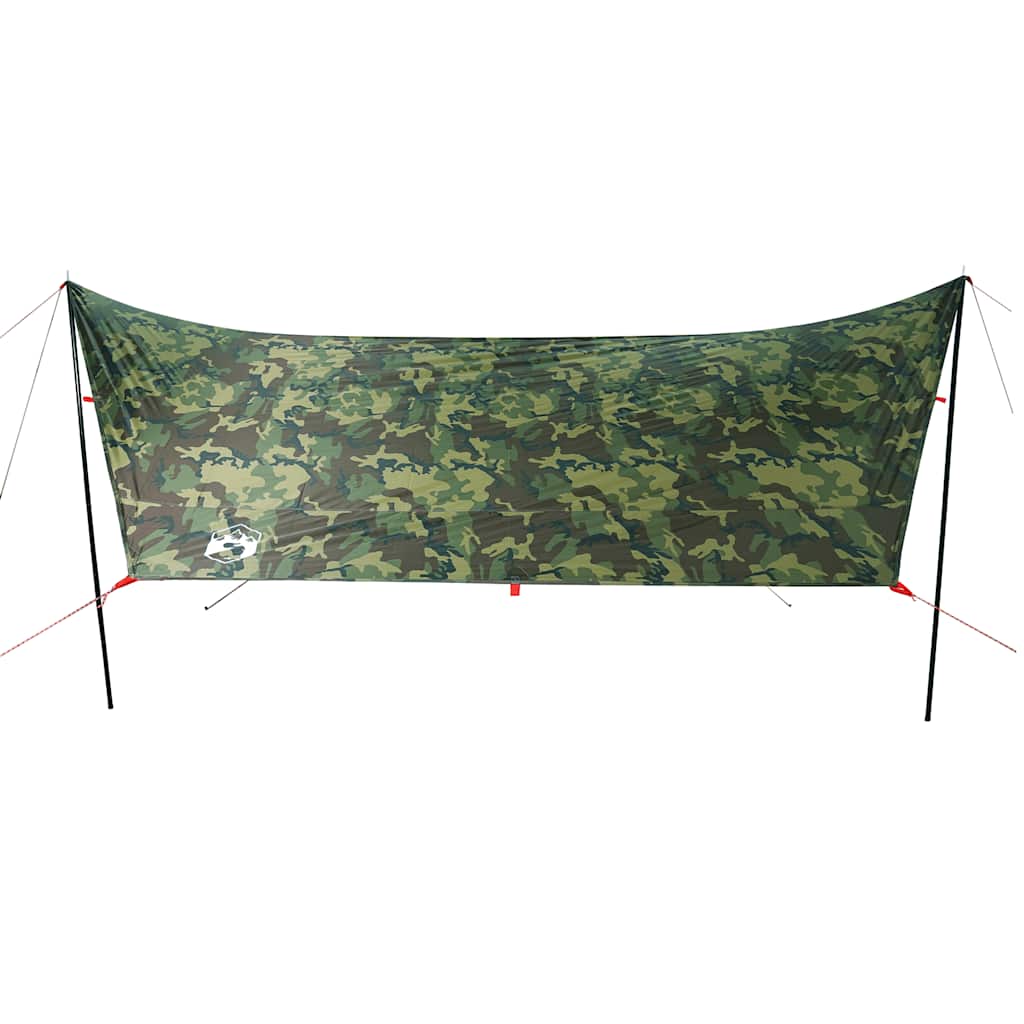 vidaXL Bâche de camping camouflage 438x376x212 cm imperméable - Image 5