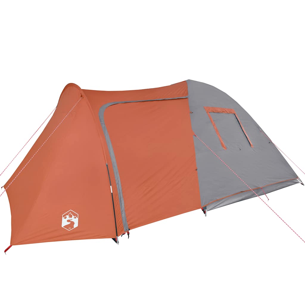 vidaXL Tente familiale à dôme 6 personnes orange imperméable - Image 5