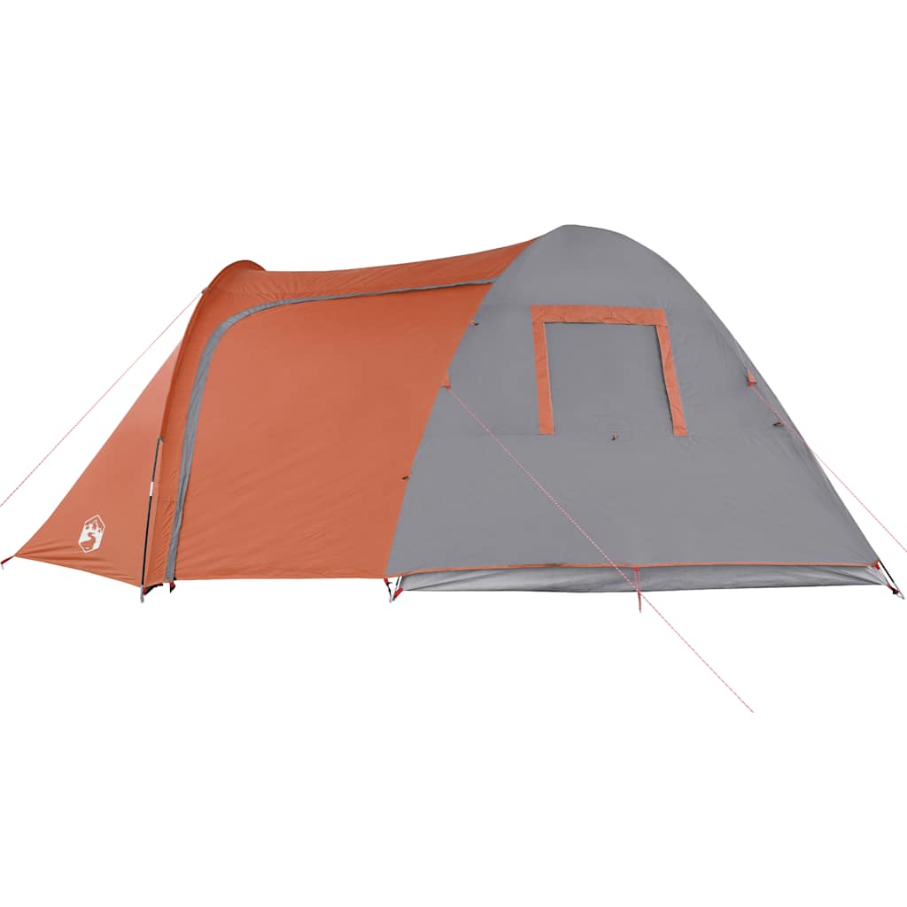 vidaXL Tente familiale à dôme 6 personnes orange imperméable - Image 6