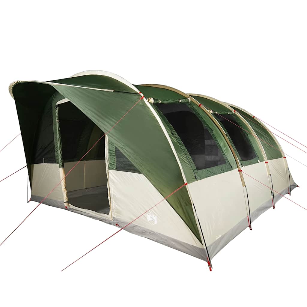 vidaXL Tente familiale tunnel 7 personnes vert imperméable - Image 5