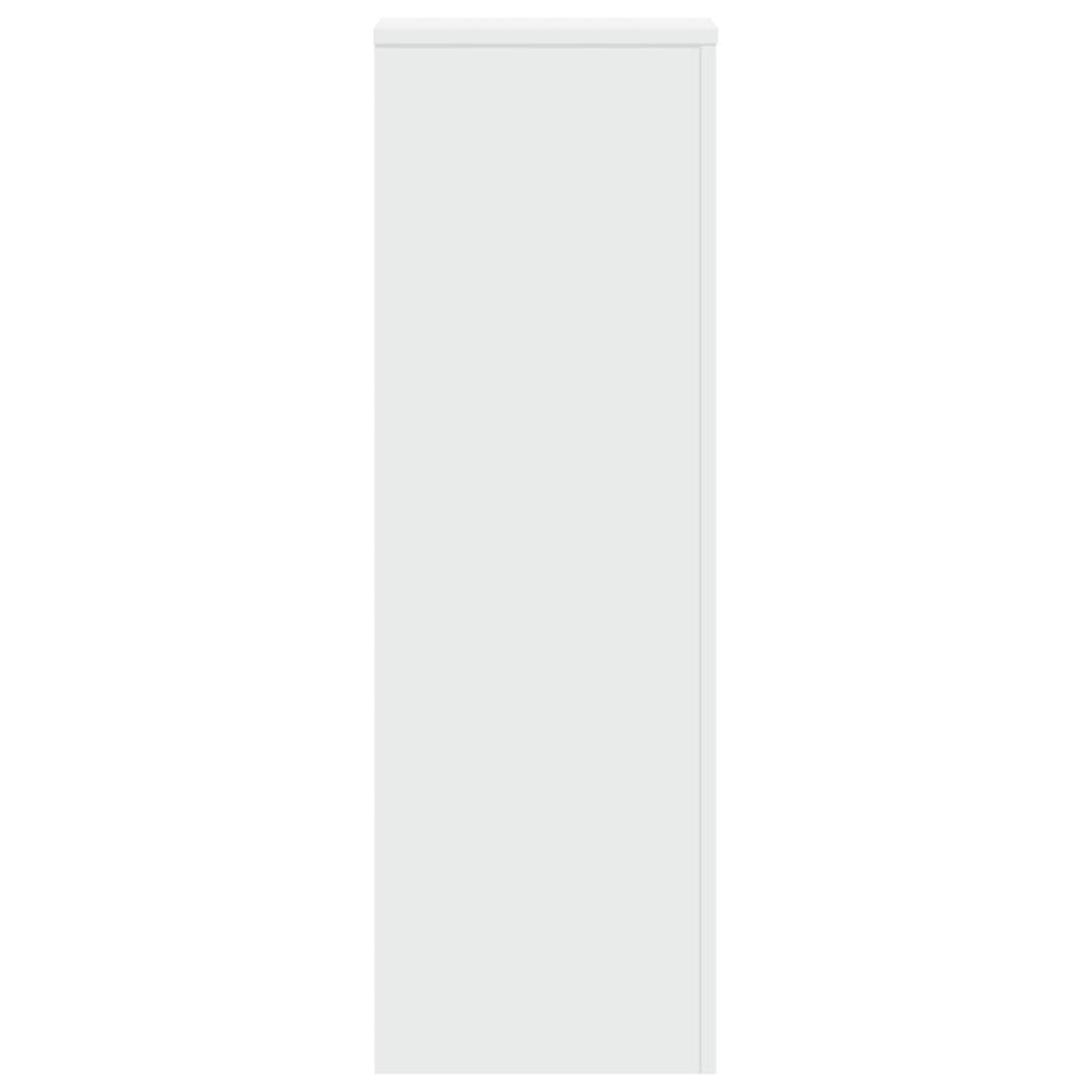 vidaXL Support pour plantes blanc 33x33x100 cm bois d'ingénierie - Image 5