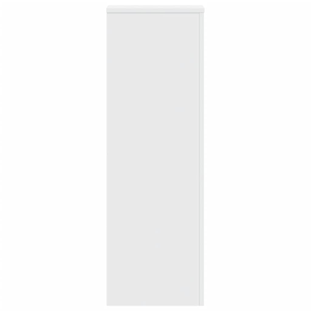vidaXL Support pour plantes blanc 33x33x100 cm bois d'ingénierie - Image 4