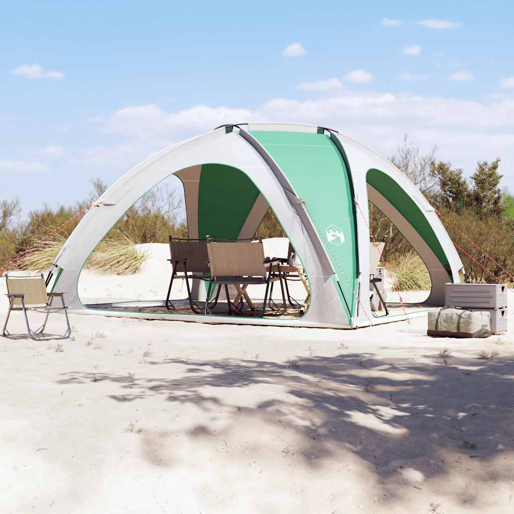 vidaXL Tente de fête vert de mer imperméable