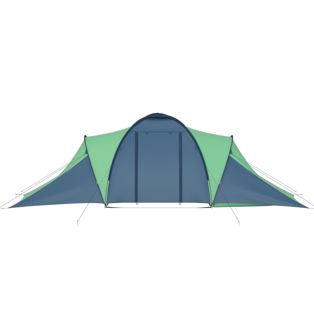 vidaXL Tente de camping pour 6 personnes bleu et vert - Image 4