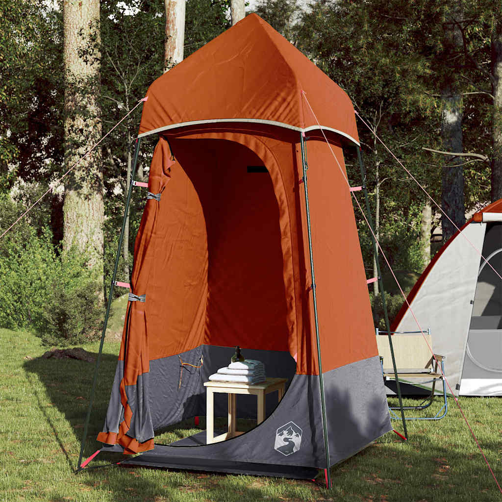vidaXL Tente de toilette orange imperméable