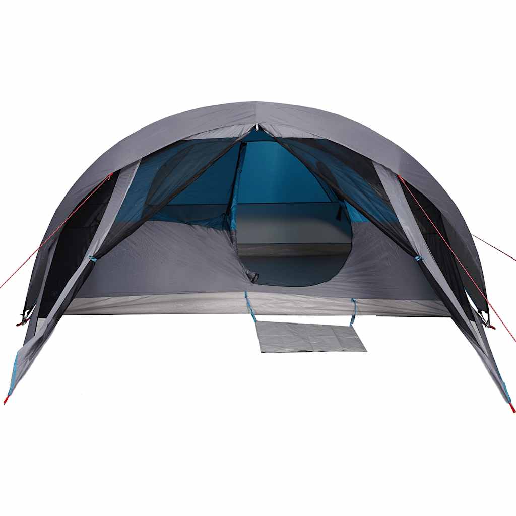 vidaXL Tente de cabine familiale 6 personnes bleu imperméable - Image 6
