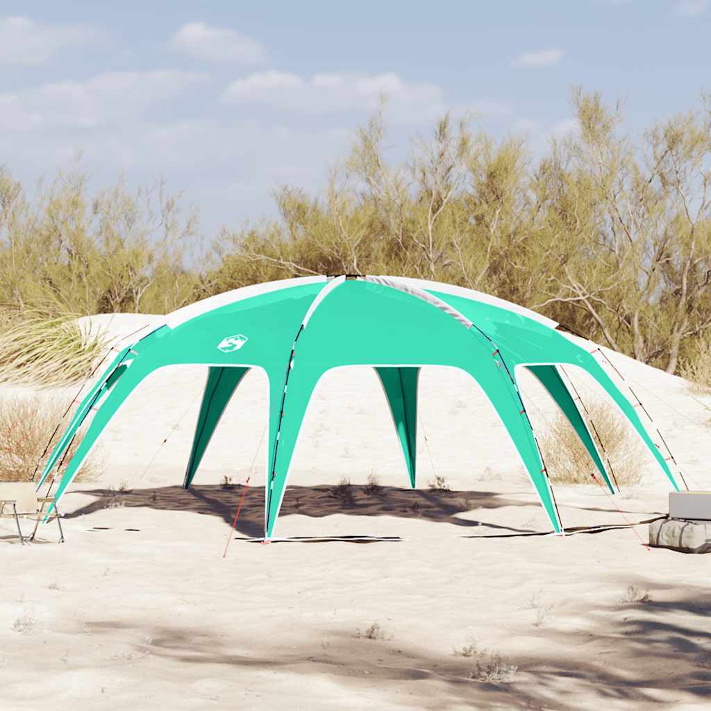 vidaXL Tente de fête vert de mer imperméable