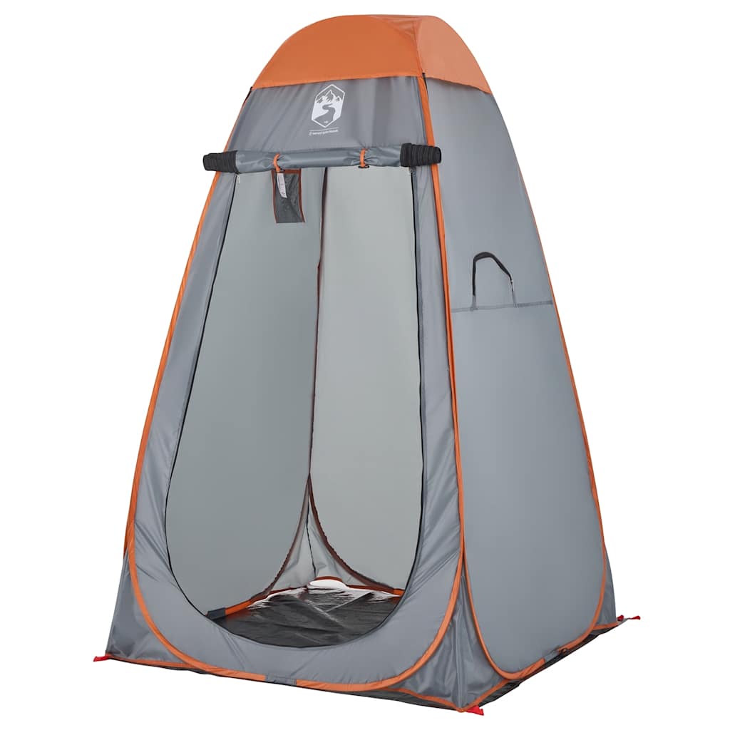 vidaXL Tente d'intimité gris et orange escamotable imperméable - Image 3
