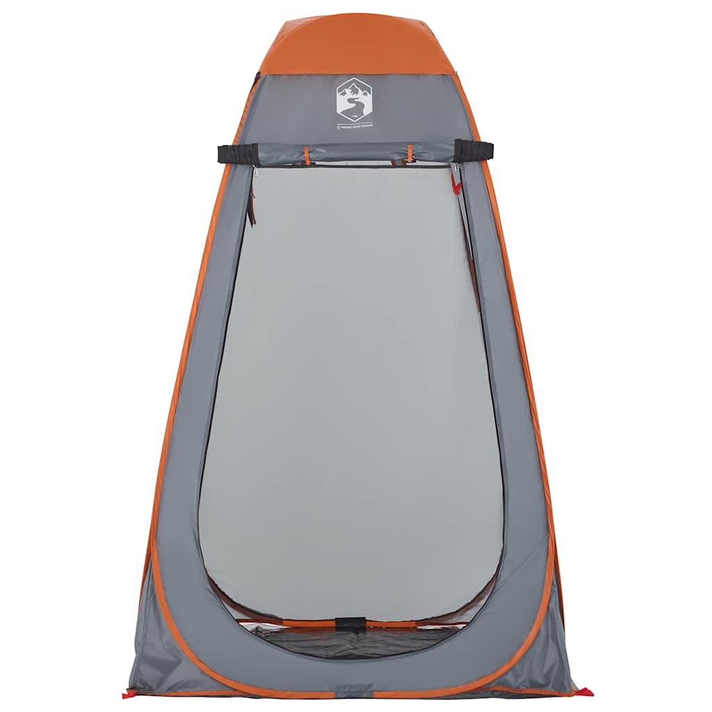 vidaXL Tente d'intimité gris et orange escamotable imperméable - Image 5