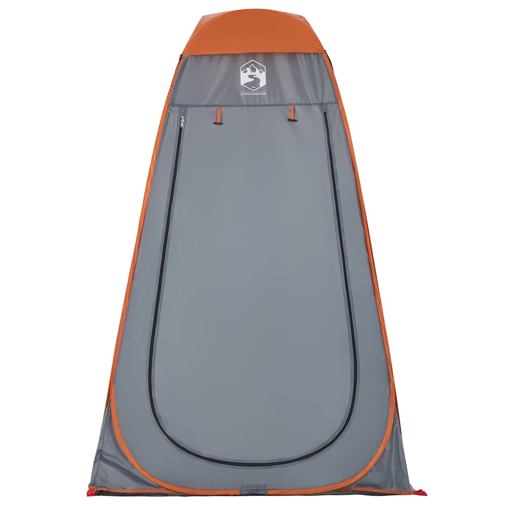 vidaXL Tente d'intimité gris et orange escamotable imperméable - Image 6