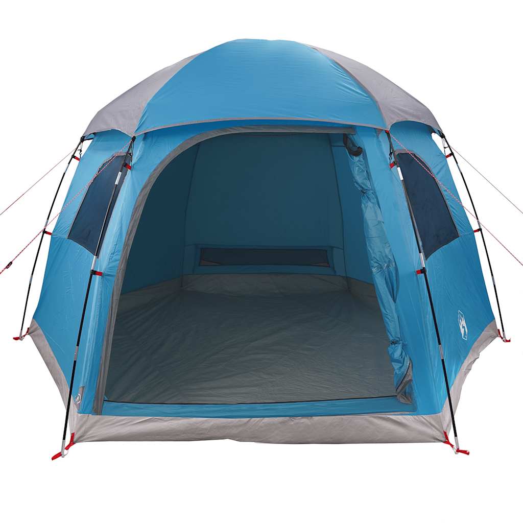 vidaXL Tente de familiale igloo 6 personnes bleu imperméable - Image 5