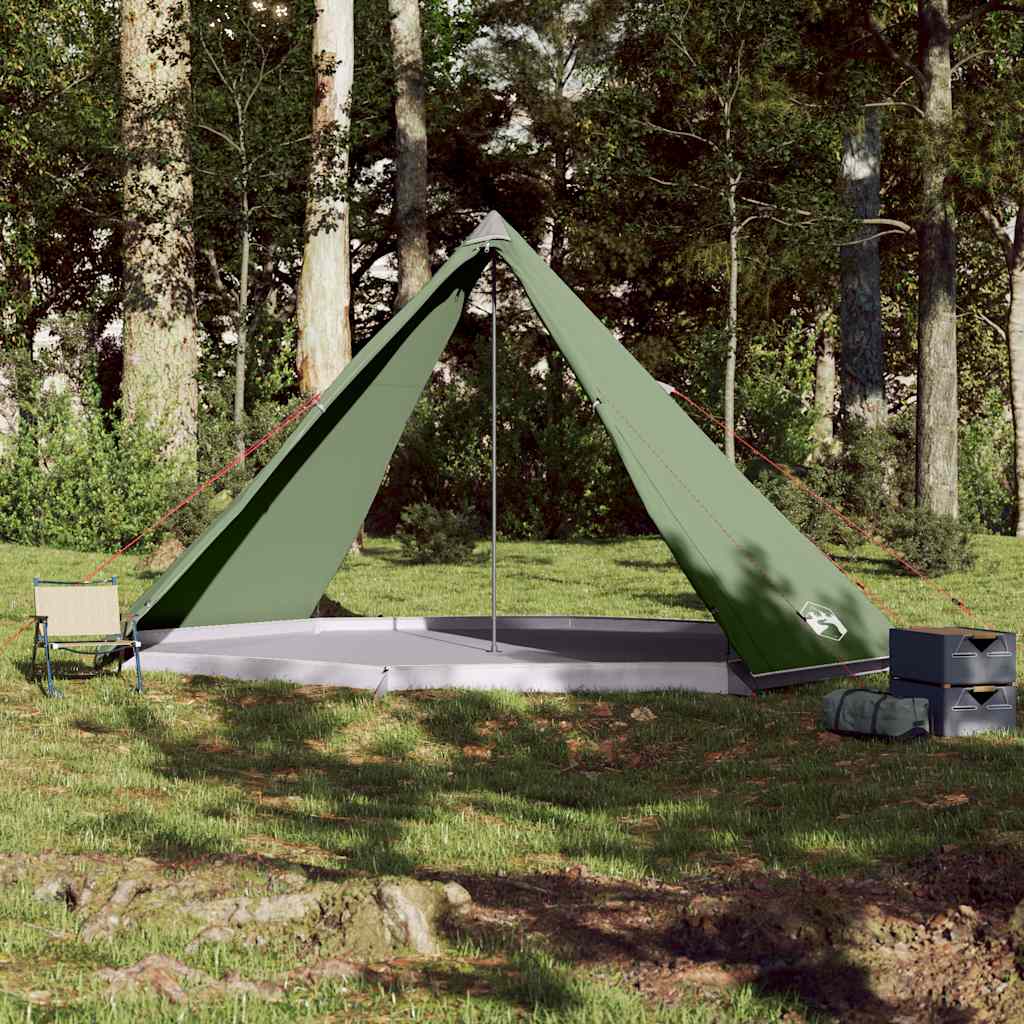 vidaXL Tente familiale tipi 8 personnes vert imperméable - Image 3