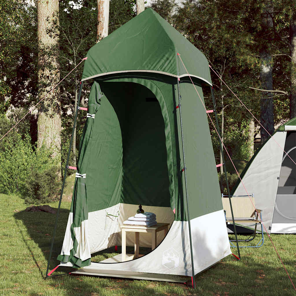 vidaXL Tente de toilette vert imperméable