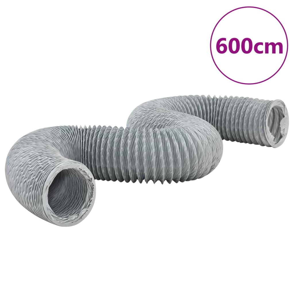 vidaXL Conduit d'échappement PVC 6 m Ø12,5 cm