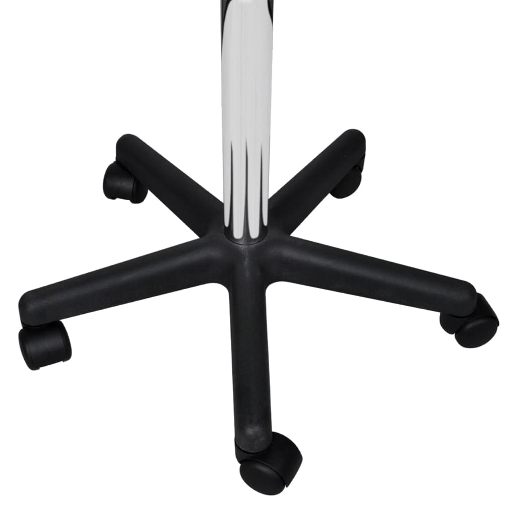 vidaXL Tabouret de bureau Noir - Image 3