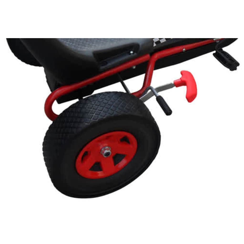 vidaXL Kart à pédales pour enfants Rouge - Image 5