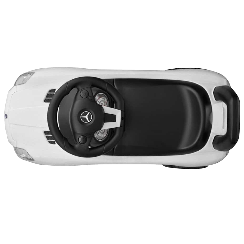 vidaXL Voiture à pousser par pieds pour enfants blanc - Image 4