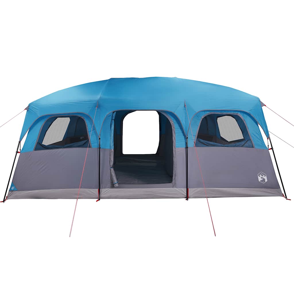 vidaXL Tente de cabine familiale 10 personnes bleu imperméable - Image 6