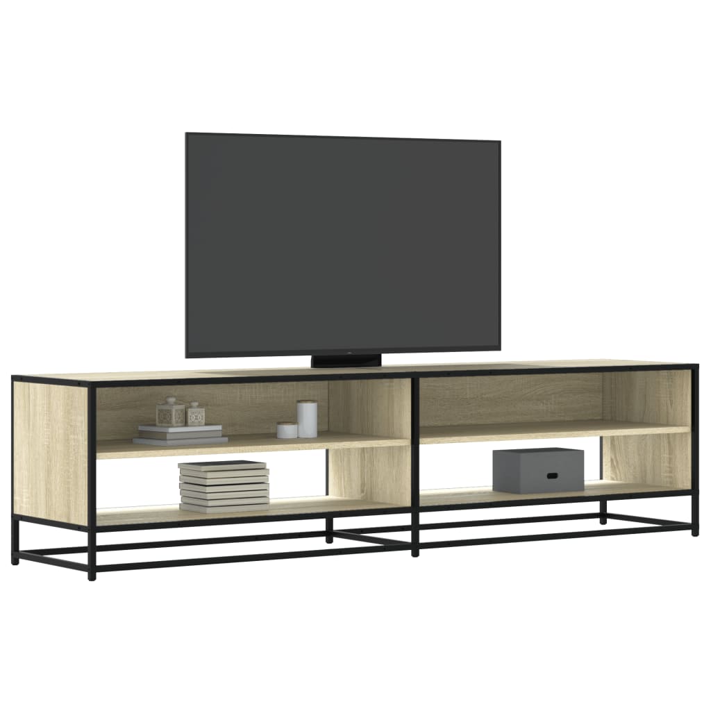 vidaXL Meuble TV chêne sonoma 180,5x40x46 cm bois d'ingénierie