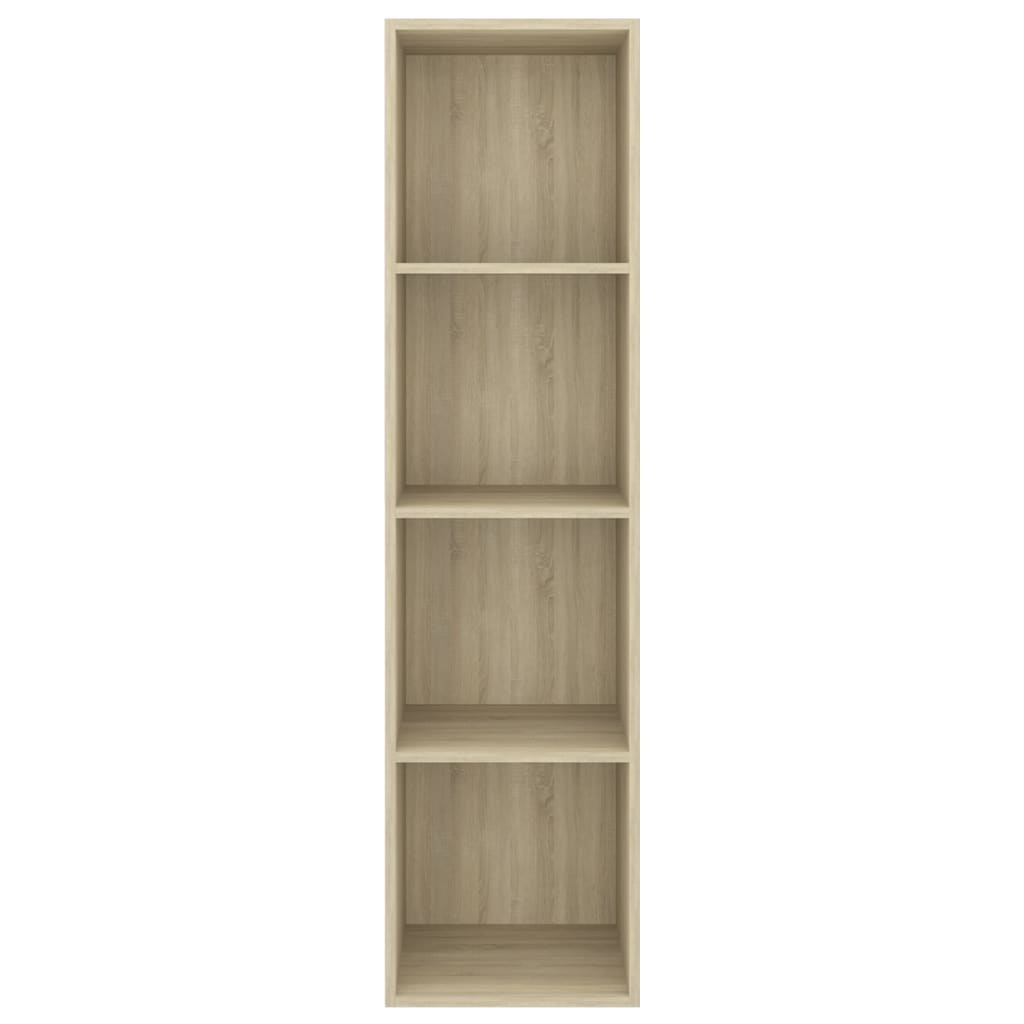 vidaXL Meuble TV mural Chêne sonoma 37x37x142,5 cm Bois d’ingénierie - Image 4