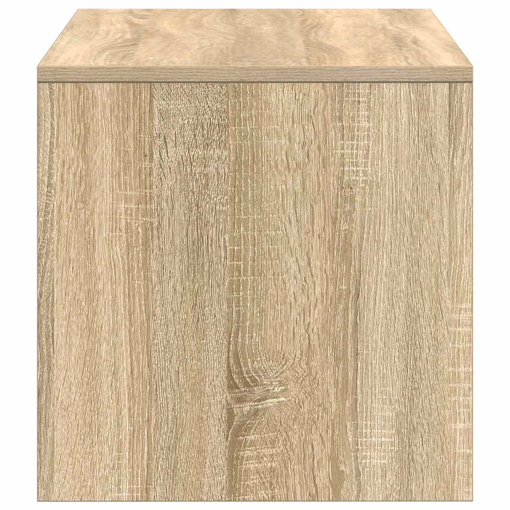 vidaXL Meuble TV Chêne sonoma 100 x 40 x 40 cm Aggloméré - Image 6