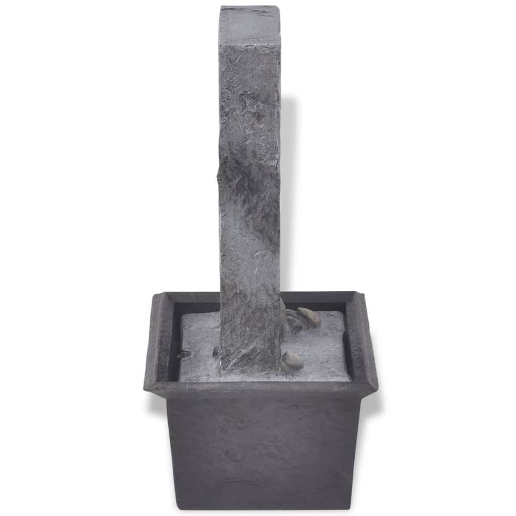 vidaXL Fontaine d'intérieur avec lumière LED Poly-résine - Image 4